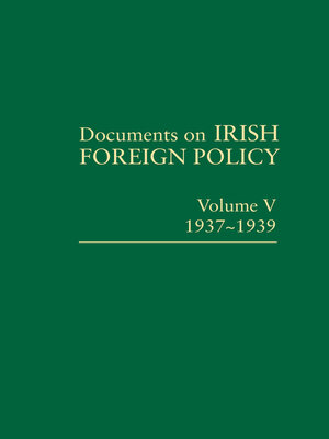 cover image of Documents on Irish Foreign Policy